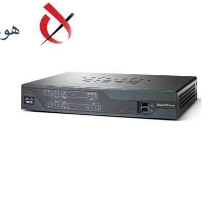 روتر سیسکو مدل C888-K9 از سری 800، مجهز به فایروال داخلی، VPN و 4 پورت اترنت، مناسب برای کسب‌وکارهای کوچک و دفاتر راه دور