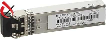 "ماژول فیبر نوری HP J4858C SFP 1.25 Gbps"