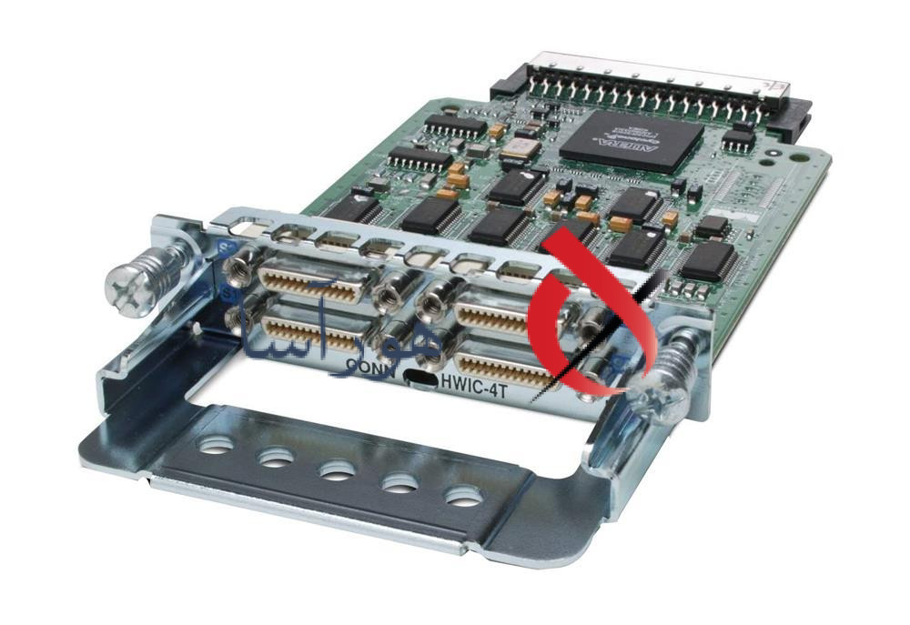 HWIC-4T-lg "کارت ماژول سیسکو HWIC-4T با 4 پورت سریال برای شبکه"