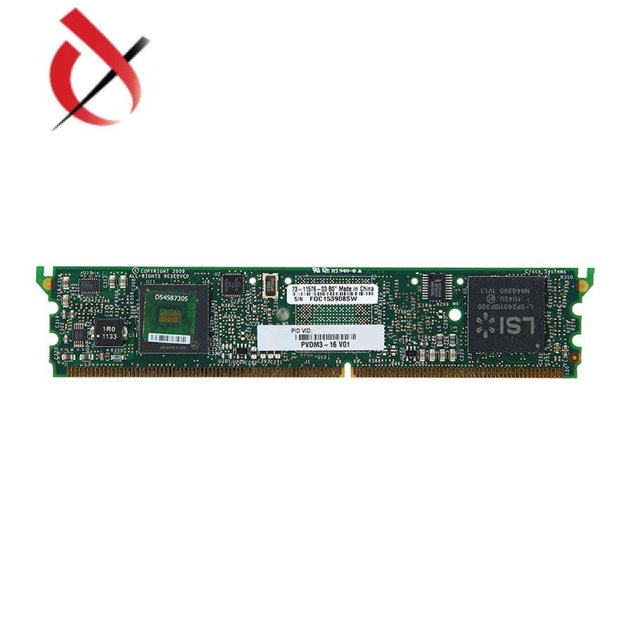 cisco-pvdm3-16-voice-dsp-module.Hurasaajpg "ماژول صدا سیسکو PVDM3-16 برای روترهای سری 2900 و 3900"