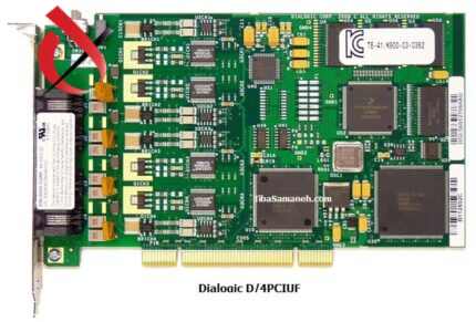 "کارت دیالوجیک D/4PCIUF با 4 پورت آنالوگ برای IVR و CTI"