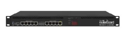 "روتر میکروتیک مدل RB3011-UiAS-RM با 10 پورت گیگابیتی"